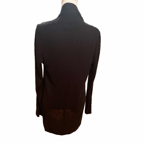 Ava black long cardigan sweater size xl - Picture 3 of 8